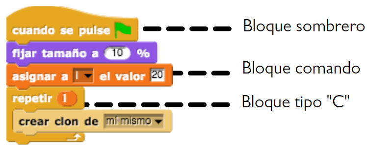 Tipos de bloques